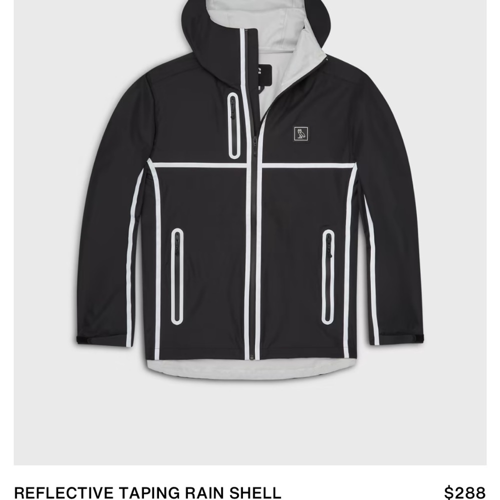 Octobers very own rain shell 3x